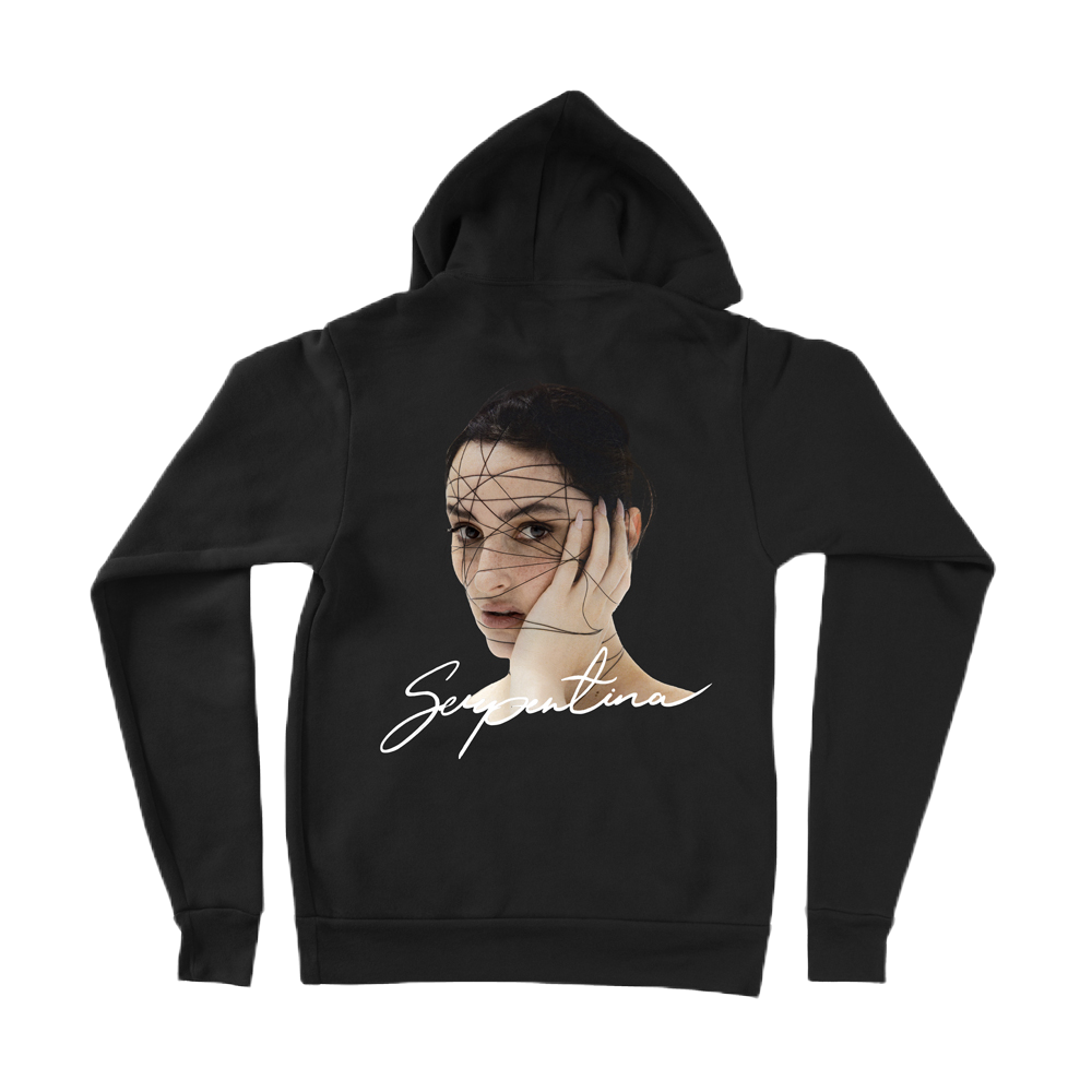 Logo black hoodie album cover back Banks